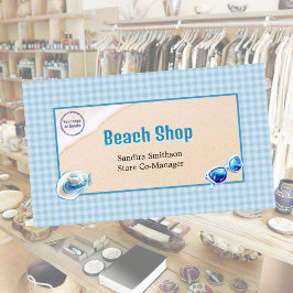 Beach Shop Gingham Zonnebril Pet Sand Gingham Visitekaartje