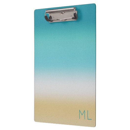 Beach Shore Abstract Bay Wave Surf Gift Klembord (Links)