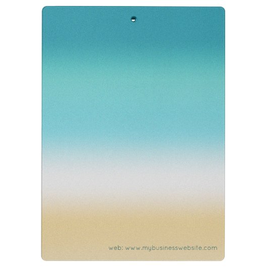Beach Shore Abstract Bay Wave Surf Gift Klembord (Achterkant)