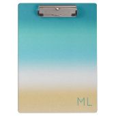 Beach Shore Abstract Bay Wave Surf Gift Klembord (Voorkant)