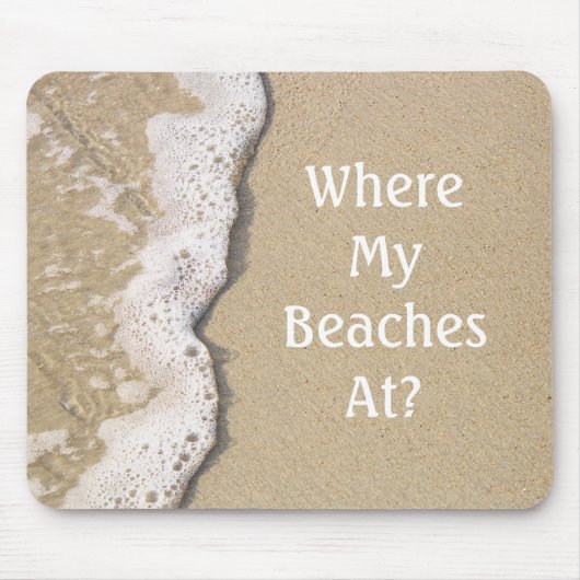 Beach Shore Mousepad Muismat (Voorkant)