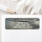 Beach Shoreline retourlabel Etiket (Insitu)