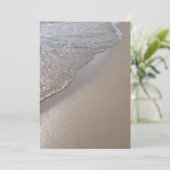 Beach Shoreline-uitnodiging Kaart (Staand voorkant)