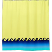Beach Shower Curtain 72 x 72 inch Douchegordijn (Voorkant)