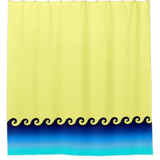 Beach Shower Curtain 72 x 72 inch Douchegordijn (Voorkant)
