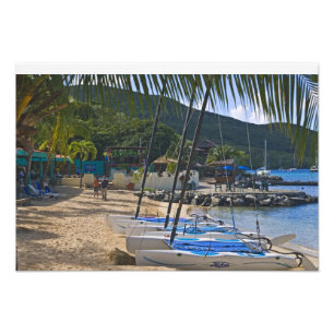 Beach side at Leverick Bay Resort & Marina, Foto Afdruk