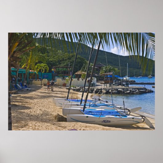 Beach side at Leverick Bay Resort & Marina, Poster (Voorkant)