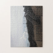 Beach side foto met Zee grassen & Stages Legpuzzel (Verticaal)