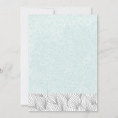 Beach Side Turtle Baby shower | Baby jongen Kaart (Achterkant)