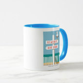 Beach Sign Post Mok (Voorkant rechts)