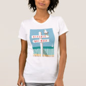 Beach Sign Post T-shirt (Voorkant)