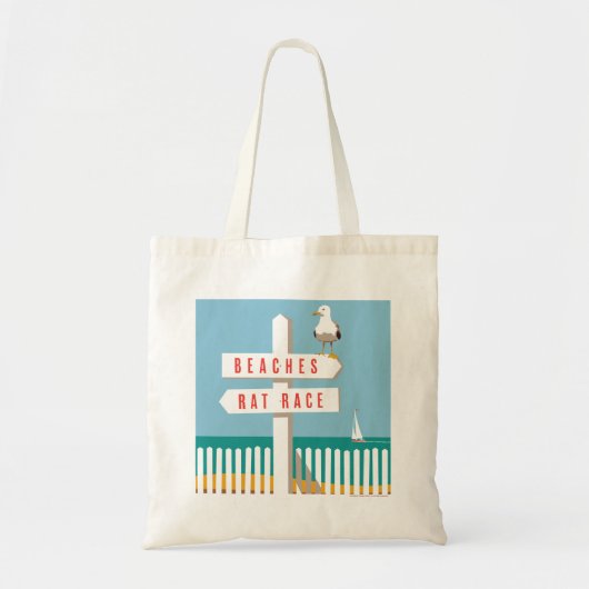 Beach Sign Post Tote Bag (Voorkant)