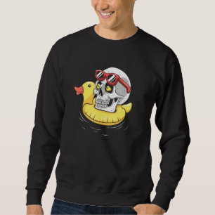 Beach Skull Summer Gothic Trui