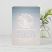 Beach Sky 2014 Afstuderen Foto aankondiging (Staand voorkant)