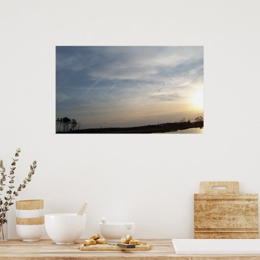 Beach Sky Poster (Keuken)