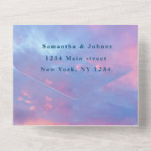 Beach sky Tropical Destination Hawaii Summer All In One Uitnodiging (Achterkant)