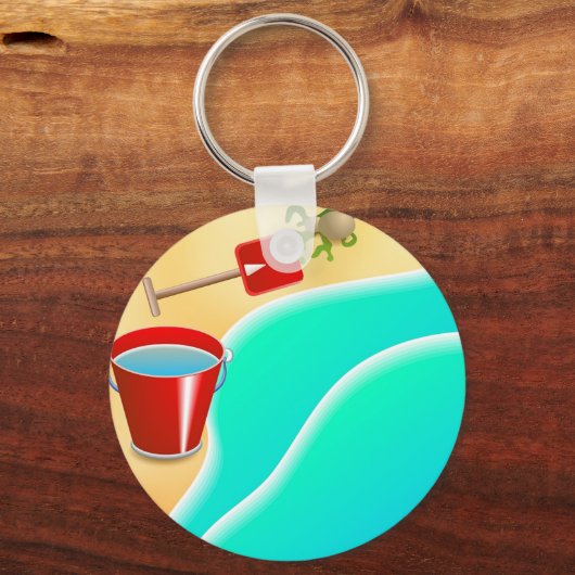 Beach Sleutelhanger (Voorkant)