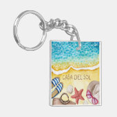 Beach Sleutelhanger (Voorkant Links)