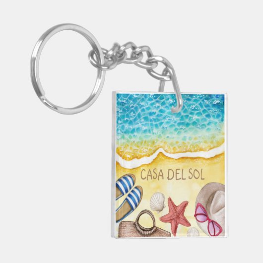 Beach Sleutelhanger (Voorkant Links)