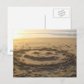 Beach Smile Sunset Briefkaart (Voorkant / Achterkant)