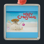 **BEACH SNOWMAN MET GREETTE** CHRISTMAS ORNAMENT<br><div class="desc">DEZE KOOL **BEACH SNOWMAN MET GREETING** IS OM MET DEZE CHRISTMAS HOLIDAY SEASON TE KUNNEN VINDEN EN HET IS EEN GROOT "VERSCHIJNSEL" EN EEN DIE ZEKER ZAL ZIJN OM ELKE CHRISTMAS OP DE BOT TE GAAN! BEDANKT VOOR OPSLAG MET 1 VAN MIJN 8 STORES EN "MERRY CHRISTMAS TO You"</div>