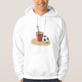 Beach Soccer Bucket and Ball in the Sand Hoodie (Voorkant)