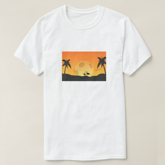 Beach Soccer World Sun T-shirt (Design voorkant)