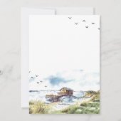 Beach Solace uitnodiging (Achterkant)