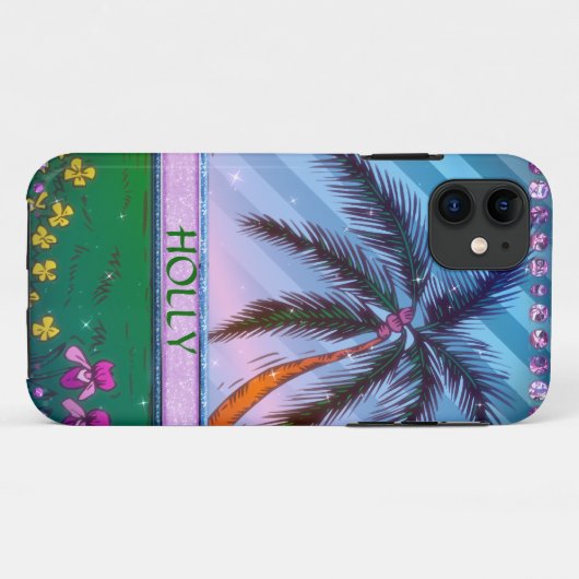 Beach Sparkle Case-Mate iPhone Case (Achterkant (horizontaal))