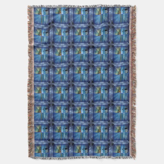 Beach Sparkle Photo Collage Deken (Voorkant Verticaal)