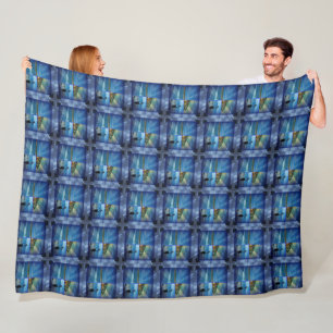 Beach Sparkle Photo Collage Fleece Deken