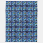 Beach Sparkle Photo Collage Fleece Deken (Voorkant)