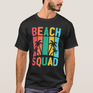Beach Squad Familie Meisje Trip Lente Break Zomer T-shirt