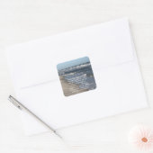 Beach Square Sticker (Envelop)