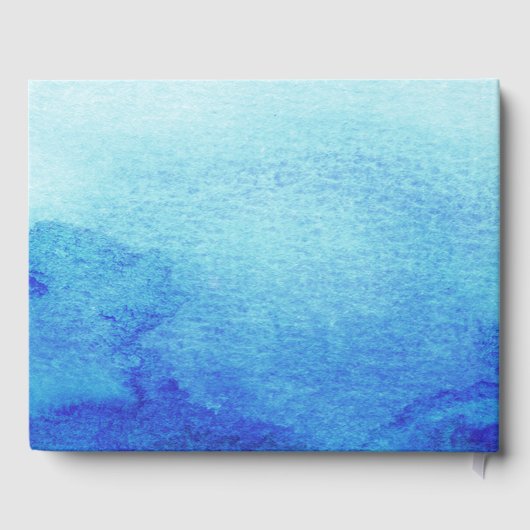 Beach | Staarvis Waterverf Weddenschap Gastenboek (Achterkant)