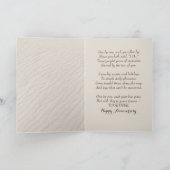 Beach Starfish 28th Jubileum Kaart (Binnen)