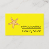 Beach Starfish, Beauticien, Beauty Salon Visitekaartje (Voorkant)