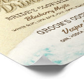 Beach Starfish Drink Poster (Hoek)