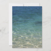 Beach Starfish Elegant Summer Weddenschap Kaart (Achterkant)