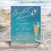 Beach Starfish Elegant Typography Vrijgezellenfees Kaart