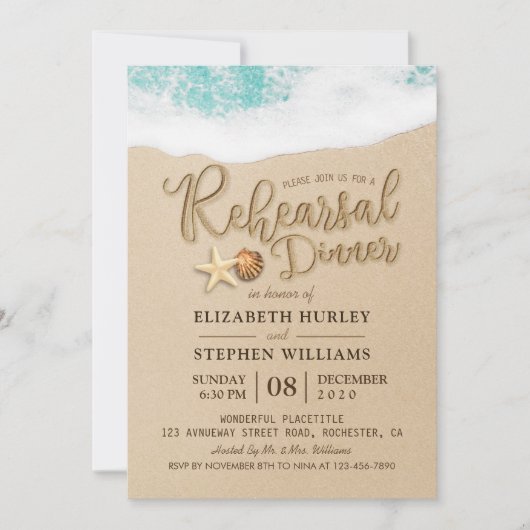 Beach Starfish Kaart (Voorkant)