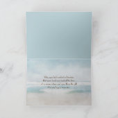 Beach Starfish Ocean Waterverf Sympathcard Kaart (Binnen)