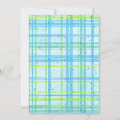 Beach Starfish Octopus Seahorse Boy Baby shower Kaart (Achterkant)