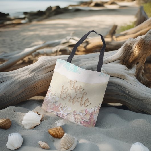 Beach Starfish Sea shells beach Zee Beach Tote Bag