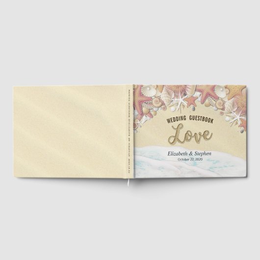 Beach Starfish Sea shells Gastenboek (Volledig)