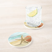 Beach Starfish Stone Onderzetter (Zijkant)