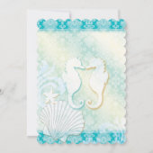 Beach Starfish Summer Vrijgezellenfeest Kaart (Achterkant)