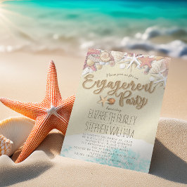 Beach Starfish tijdens bruiloft Kaart