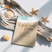 Beach Starfish tijdens bruiloft Kaart