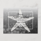Beach Starfish Wedding Save the Date Briefkaart (Voorkant)